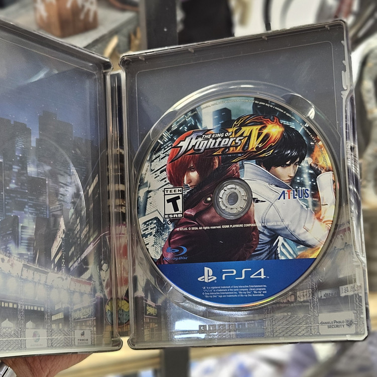 استیل بوک همراه دیسک بازی کینگ اف فایترXIV برای Ps4 مدل The King Of Fighters XIV Ps4
