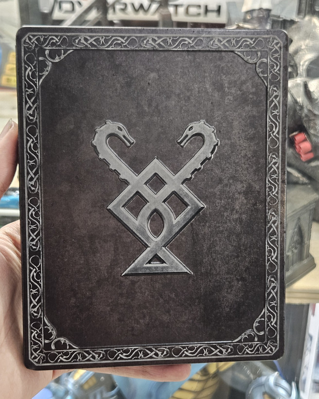 استیل بوک گاد اف وار همراه دیسک برای Ps4 و آرت بوک مدل God Of War Steelbook