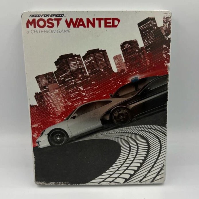 استیل بوک همراه دیسک بازی نید فور اسپید ماست وانتد برای Ps3 مدل Need For Speed Most Wanted  Ps3 Steelbook