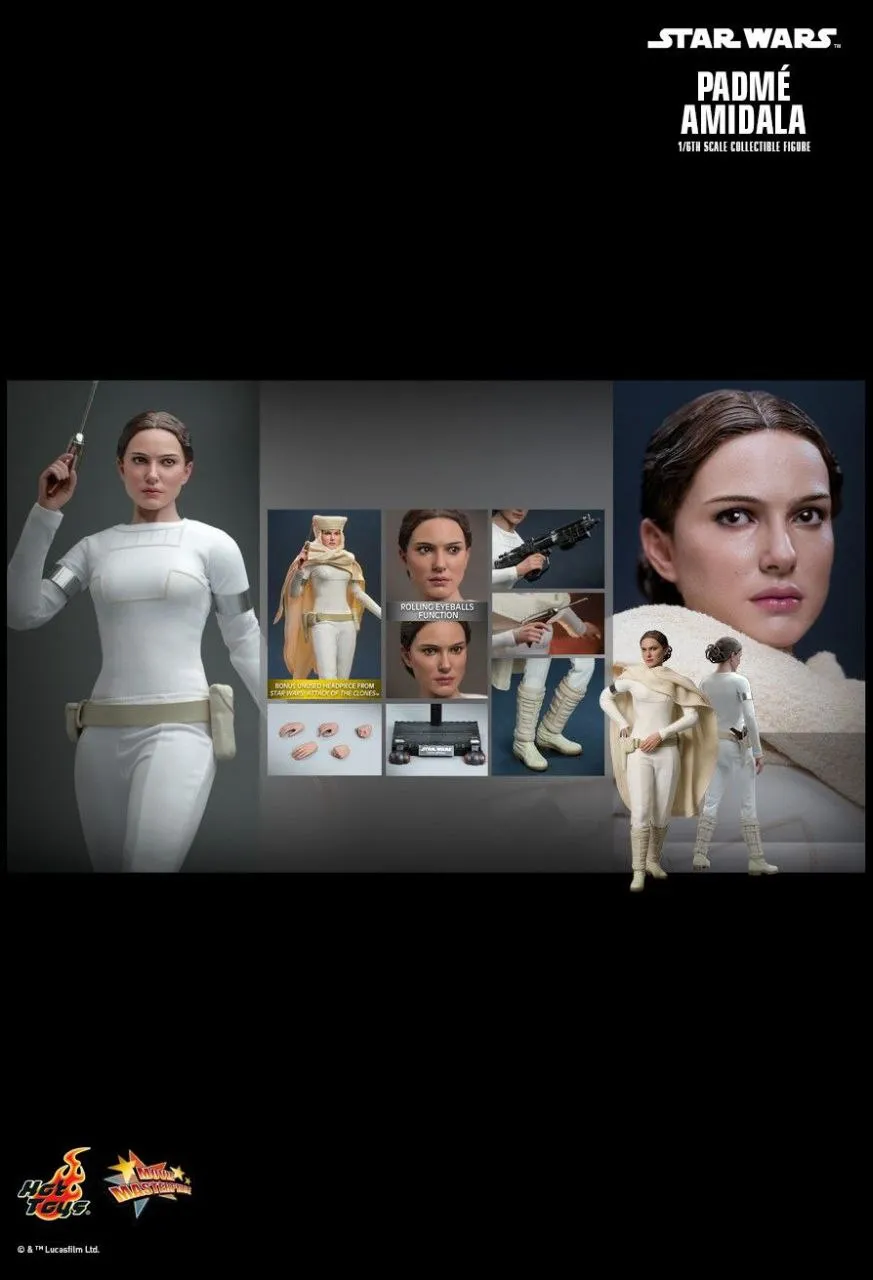 اکشن فیگور ناتالی پورتمن جنگ ستارگان پادمه امیدالا برند هات تویز دلوکس مدل Padme Amidala Star Wars Hot Toys