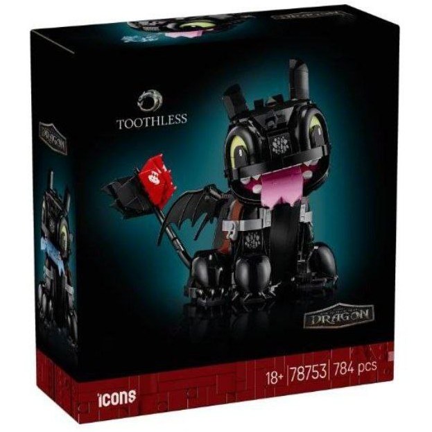 لگو اژدها بی دندون ۷۸۴ قطعه مدل Toothless 78753