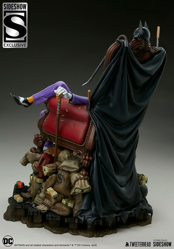 فیگور جوکر سری دی سی کامیک دلوکس نسخه 189 از 500 مدل DC Comics Joker Tweeterhead By Sideshow 1/4 Exclusive