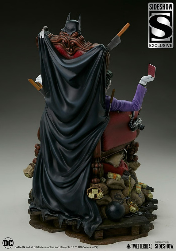 فیگور جوکر سری دی سی کامیک دلوکس نسخه 189 از 500 مدل DC Comics Joker Tweeterhead By Sideshow 1/4 Exclusive