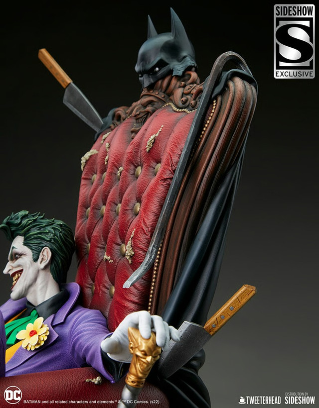 فیگور جوکر سری دی سی کامیک دلوکس نسخه 189 از 500 مدل DC Comics Joker Tweeterhead By Sideshow 1/4 Exclusive