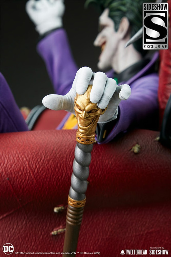 فیگور جوکر سری دی سی کامیک دلوکس نسخه 189 از 500 مدل DC Comics Joker Tweeterhead By Sideshow 1/4 Exclusive