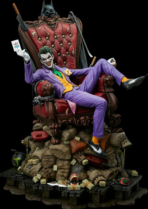 فیگور جوکر سری دی سی کامیک دلوکس نسخه 189 از 500 مدل DC Comics Joker Tweeterhead By Sideshow 1/4 Exclusive
