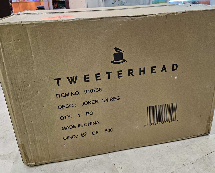 فیگور جوکر سری دی سی کامیک دلوکس نسخه 189 از 500 مدل DC Comics Joker Tweeterhead By Sideshow 1/4 Exclusive