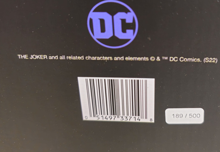 فیگور جوکر سری دی سی کامیک دلوکس نسخه 189 از 500 مدل DC Comics Joker Tweeterhead By Sideshow 1/4 Exclusive