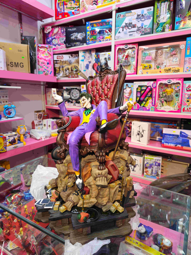فیگور جوکر سری دی سی کامیک دلوکس نسخه 189 از 500 مدل DC Comics Joker Tweeterhead By Sideshow 1/4 Exclusive