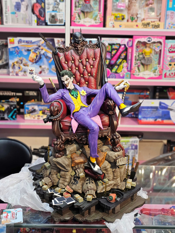 فیگور جوکر سری دی سی کامیک دلوکس نسخه 189 از 500 مدل DC Comics Joker Tweeterhead By Sideshow 1/4 Exclusive