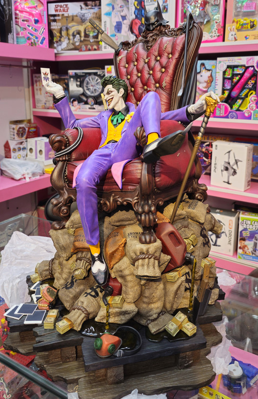 فیگور جوکر سری دی سی کامیک دلوکس نسخه 189 از 500 مدل DC Comics Joker Tweeterhead By Sideshow 1/4 Exclusive