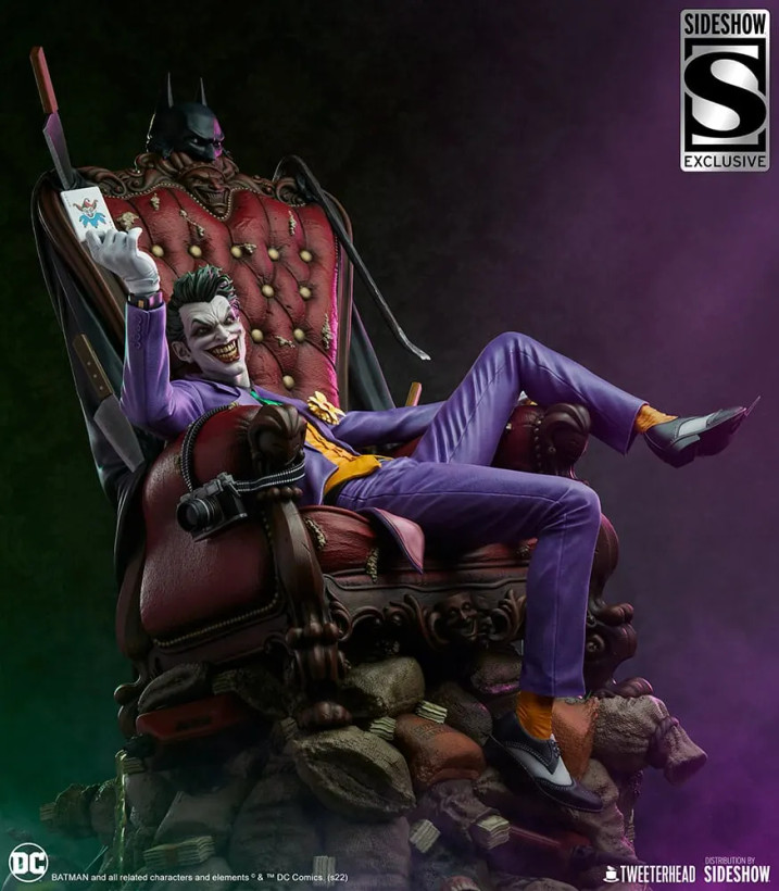 فیگور جوکر سری دی سی کامیک اکسکلوسیو نسخه 189 از 500 مدل DC Comics Joker Tweeterhead By Sideshow 1/4 Exclusive