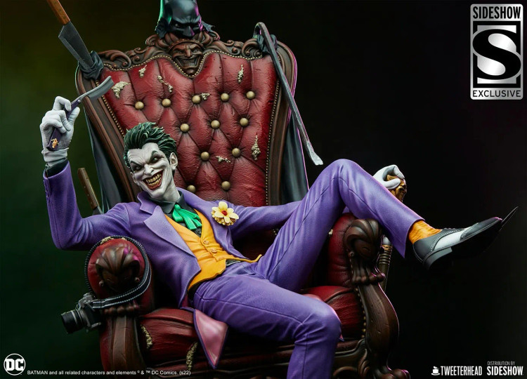 فیگور جوکر سری دی سی کامیک اکسکلوسیو نسخه 189 از 500 مدل DC Comics Joker Tweeterhead By Sideshow 1/4 Exclusive