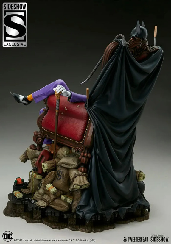 فیگور جوکر سری دی سی کامیک اکسکلوسیو نسخه 189 از 500 مدل DC Comics Joker Tweeterhead By Sideshow 1/4 Exclusive