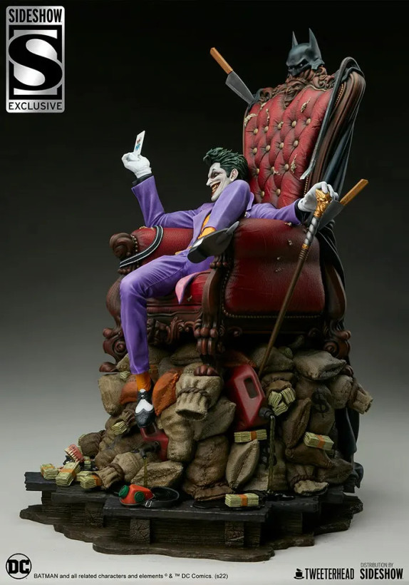 فیگور جوکر سری دی سی کامیک اکسکلوسیو نسخه 189 از 500 مدل DC Comics Joker Tweeterhead By Sideshow 1/4 Exclusive