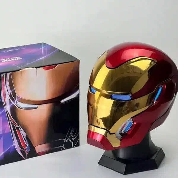 ماسک آیرونمن مرد آهنی هوشمند تاچ ریموت دار مدل Ironman Mark L Helmet Mechahead 001