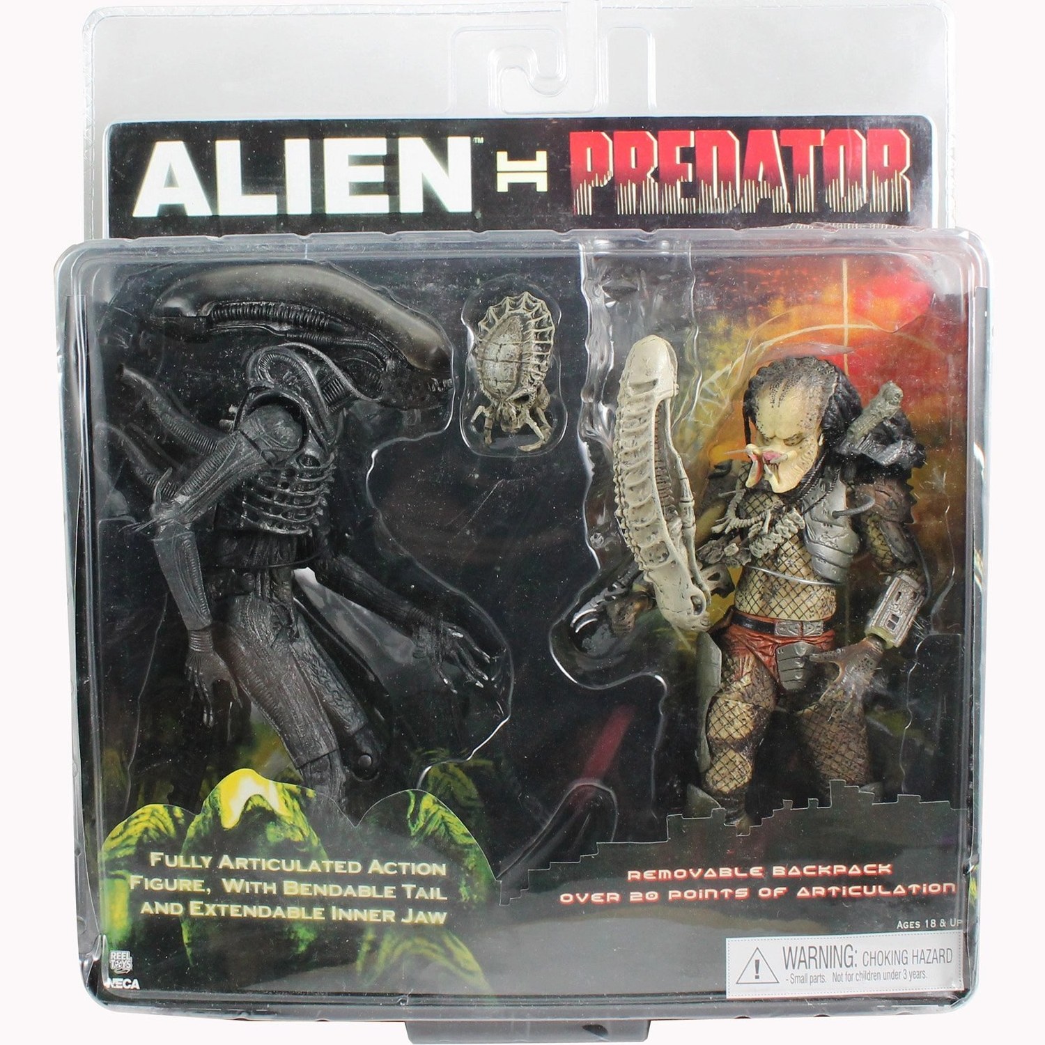 اکشن فیگور آلین بیگانه علیه پریدیتور غارتگر برند نکا مدل Neca Alien vs Predator