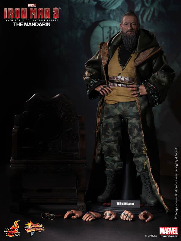 اکشن فیگور ماندارین آیرون من ۳ برند هات تویز مقیاس ۱/۶ مدل Hot Toys The Mandarin Iron Man 3 1/6