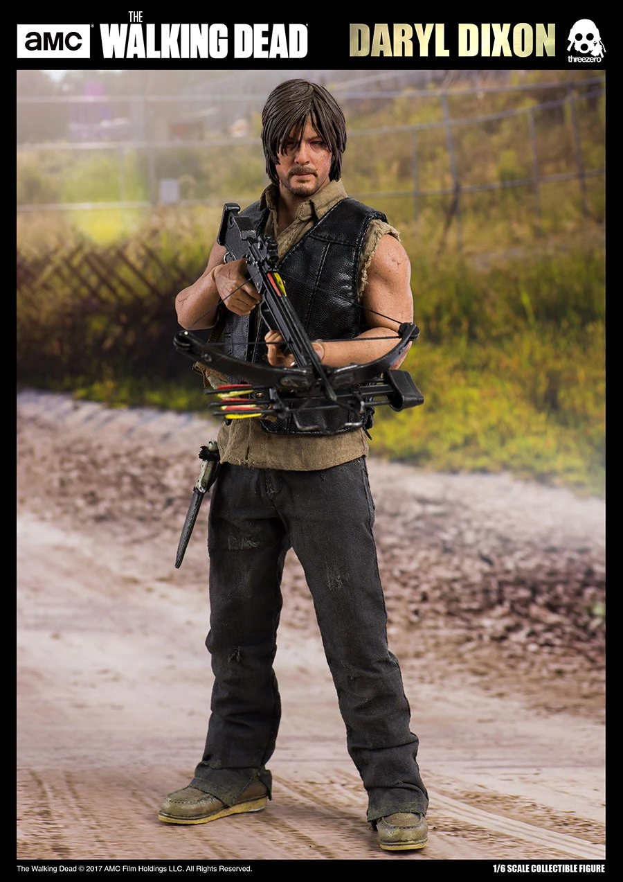اکشن فیگور دریل دیکسون از سری مردگان متحرک The Walking Dead Daryl Dixon برند Three Zero