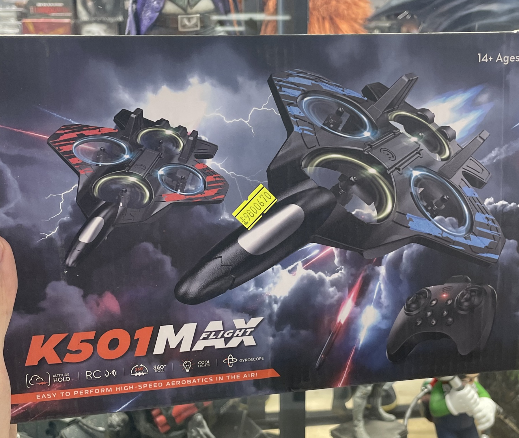 هواپیما کنترلی طرح جت عمود پرواز  بدنه فومی مدل K501 Max