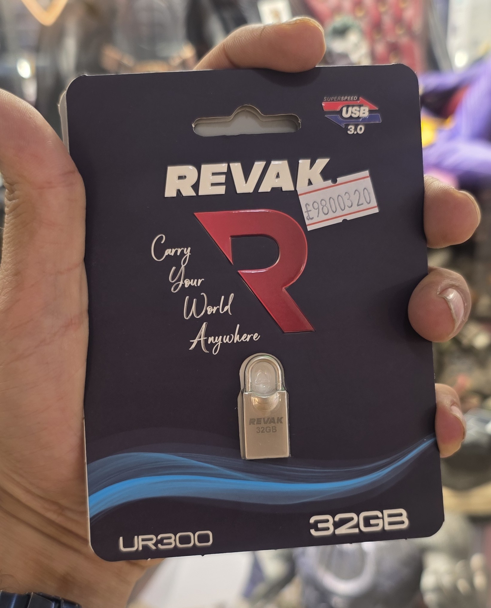 فلش مموری 32 گیگ یو اس بی 3 ریواک مدل Revak UR300