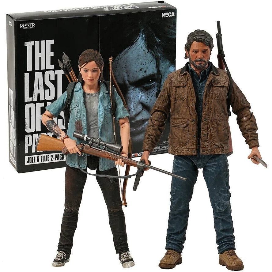 اکشن فیگور نکا مدل لست اف آس جوئل و الی طرح Last Of Us 2 Joel and Ellie مجموعه 2 عددی
