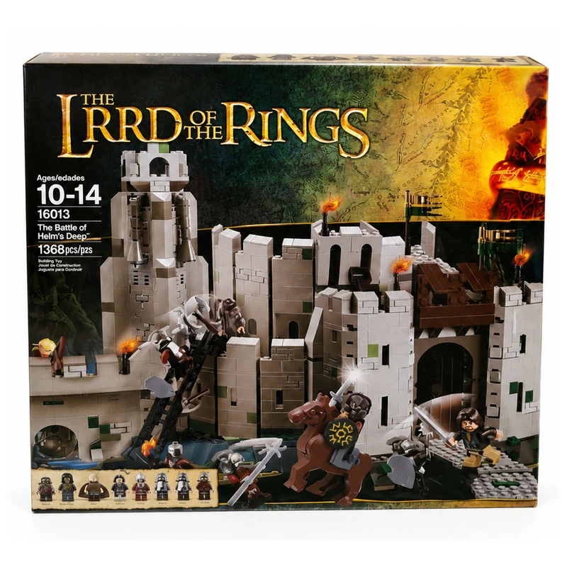 لگو قلعه ارباب حلقه ها 1368 قطعه مدل The Ring Of The Sorcery 16013