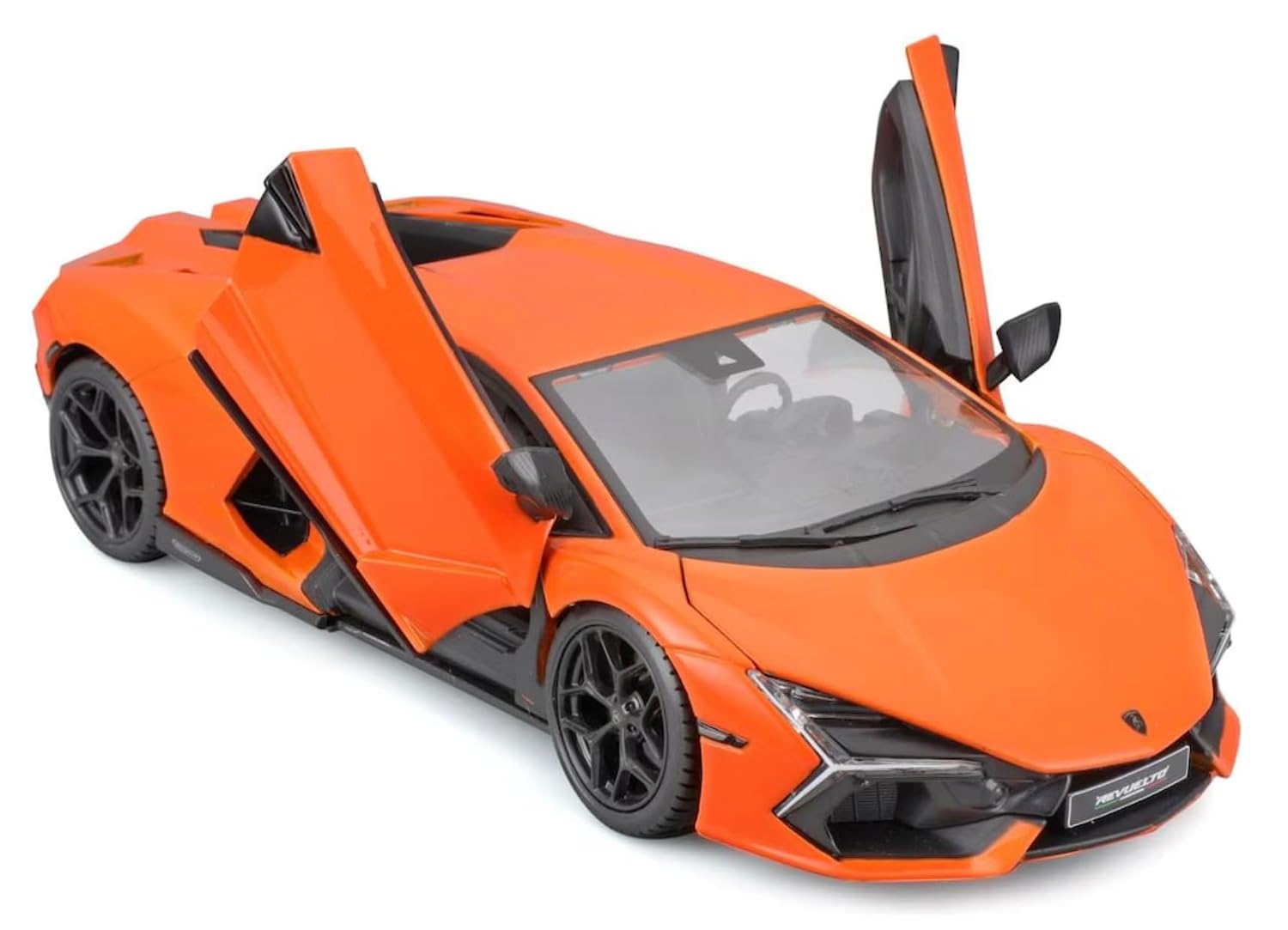 ماکت فلزی ماشین لامبورگینی روئلتو نارنجی بوراگو مقیاس 1/24 مدل BBurago Lamborghini Revuelto 1/24
