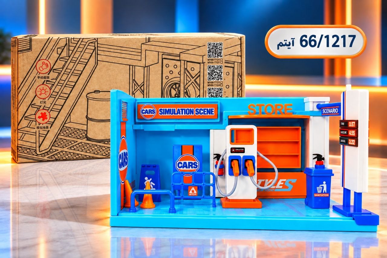 کیت ساختنی گاراژ ماشین مقیاس 1/32 مدل 661217